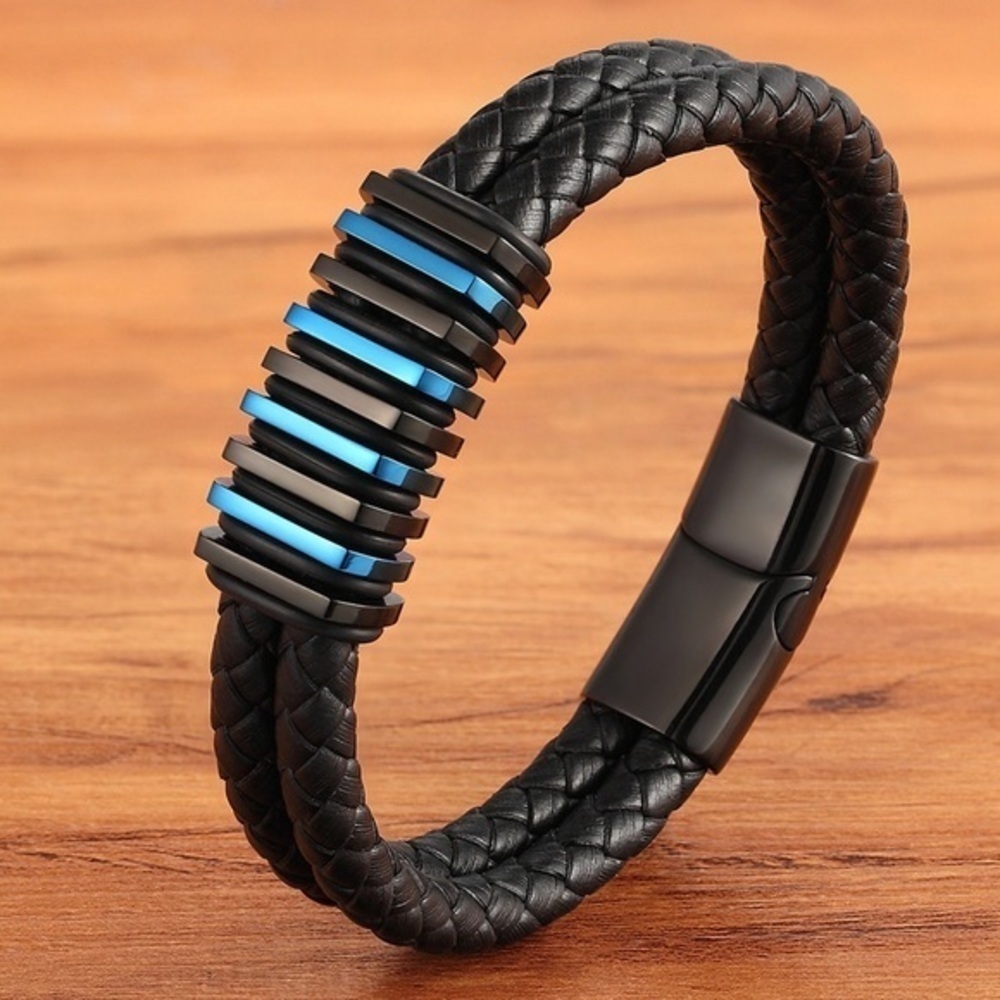 Braided Leather Bracelet​